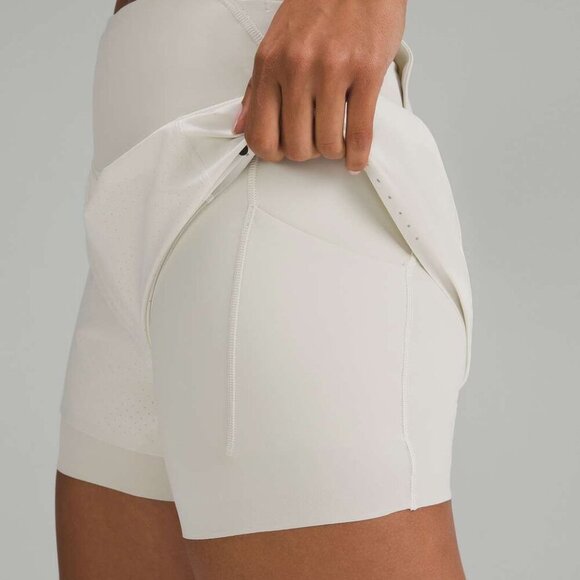 Lululemon Nulux Road to Trail High-Rise Short 4" - 14 Bone - Picture 3 of 8